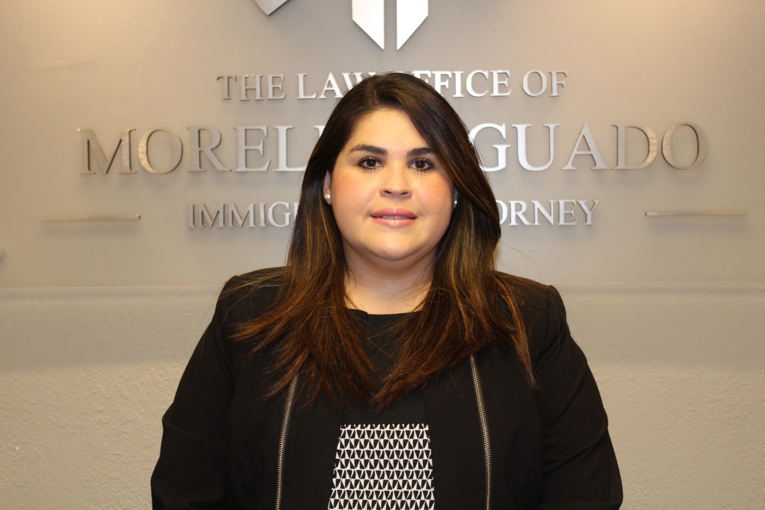 Attorney Morella Aguado in her office